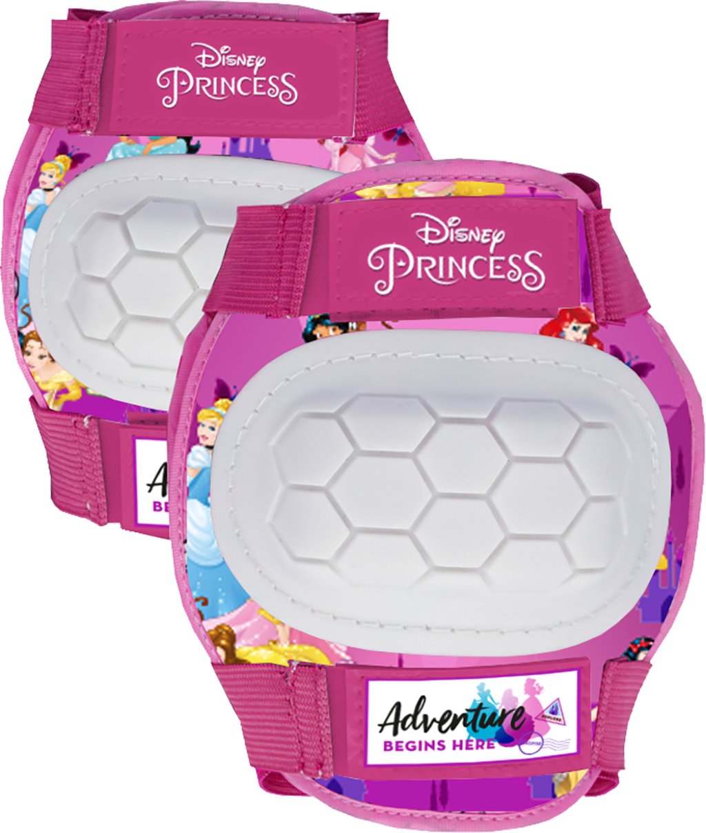 TATAWAY Kit con gomitiere e ginocchiere Disney Principesse da bambina per sport