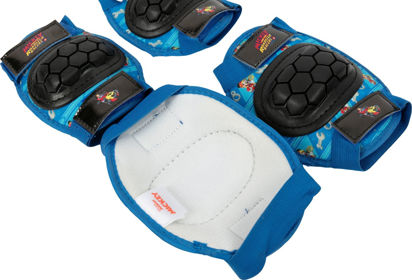 TATAWAY Kit con gomitiere e ginocchiere Disney Mickey Mouse da 3-6 anni TagliaxS