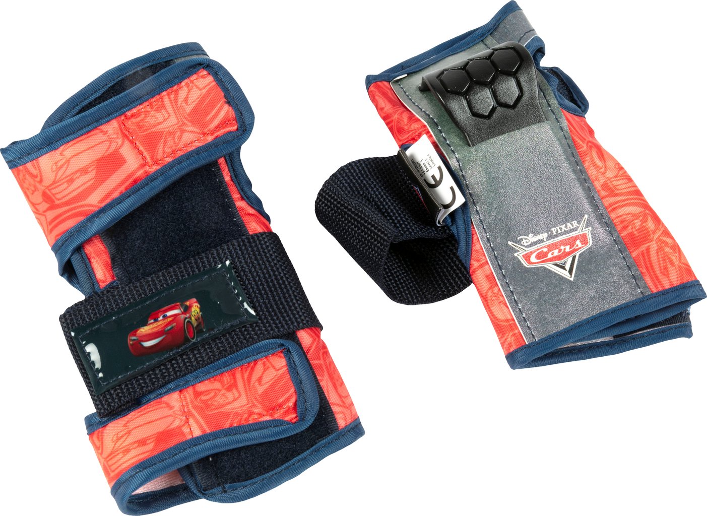 TATAWAY Kit con gomitiere ginocchiere e polsiere Disney Cars 3-6 anni TagliaxS