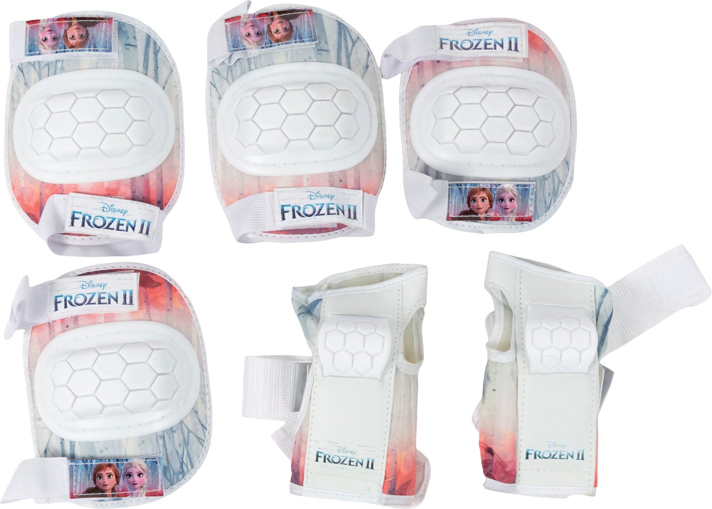 TATAWAY Kit con gomitiere ginocchiere e polsiere Disney Frozen 3-6 anni TagliaxS
