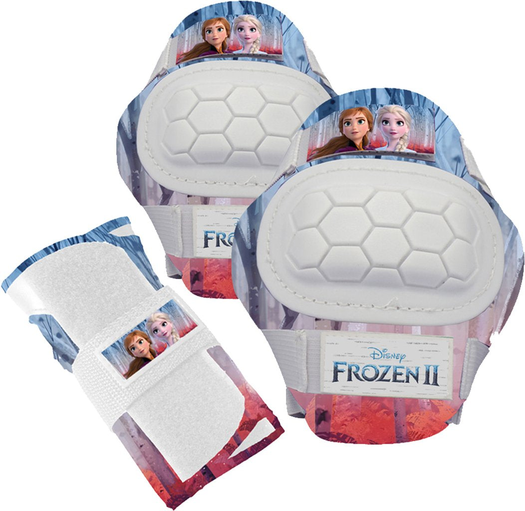 TATAWAY Kit con gomitiere, ginocchiere e polsiere Disney Frozen da bambina