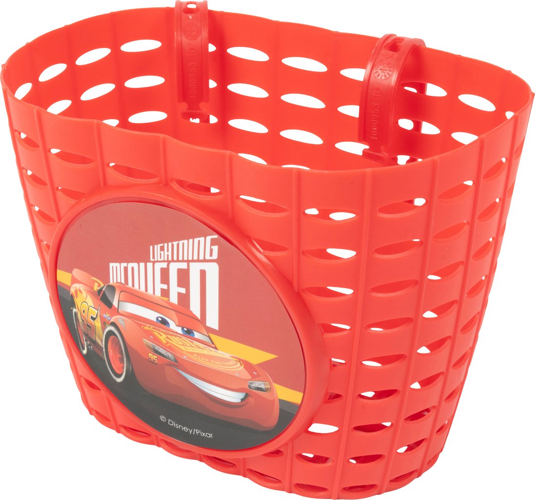 TATAWAY Cestino Disney Cars per bicicletta da bambino in palstica di colore