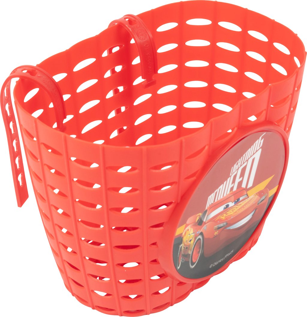 TATAWAY Cestino Disney Cars per bicicletta da bambino in palstica di colore