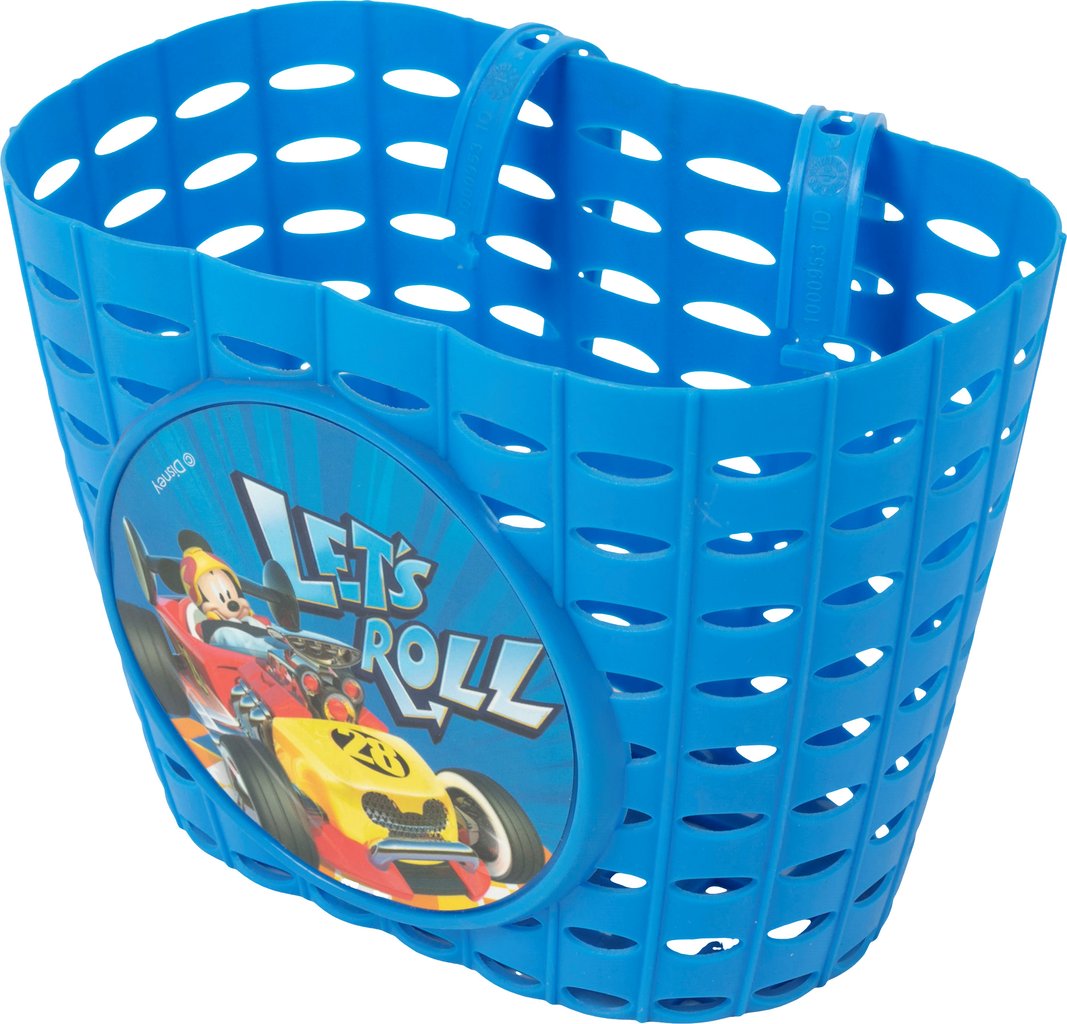 TATAWAY Cestino Disney Mickey Mouse per bicicletta da bambino in palstica