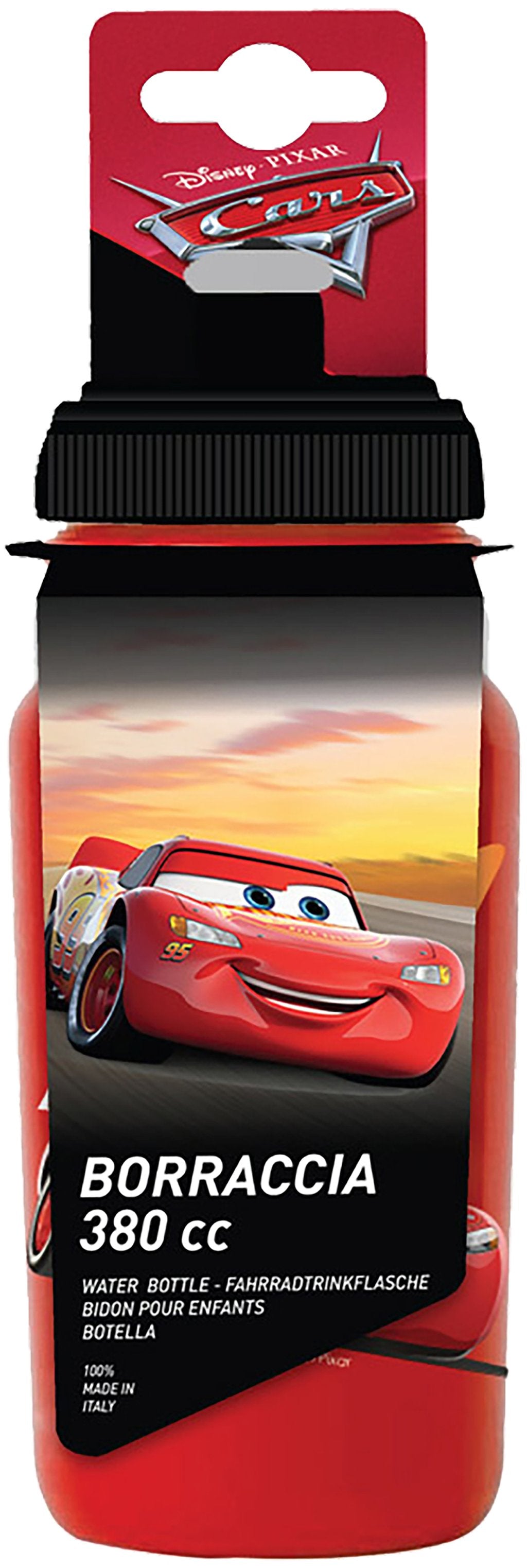 TATAWAY Borraccia Bici Cars 3 380 ml  Borraccia Bambini Disney Pixar Con Tappo