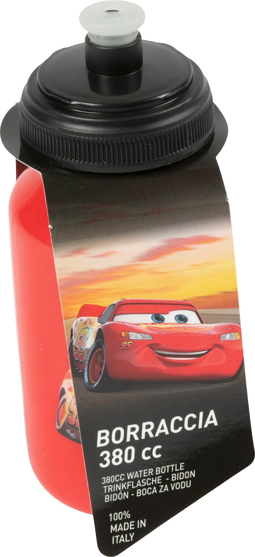 TATAWAY Borraccia Bici Cars 3 380 ml Bambini Disney Pixar Con Tappo Auto