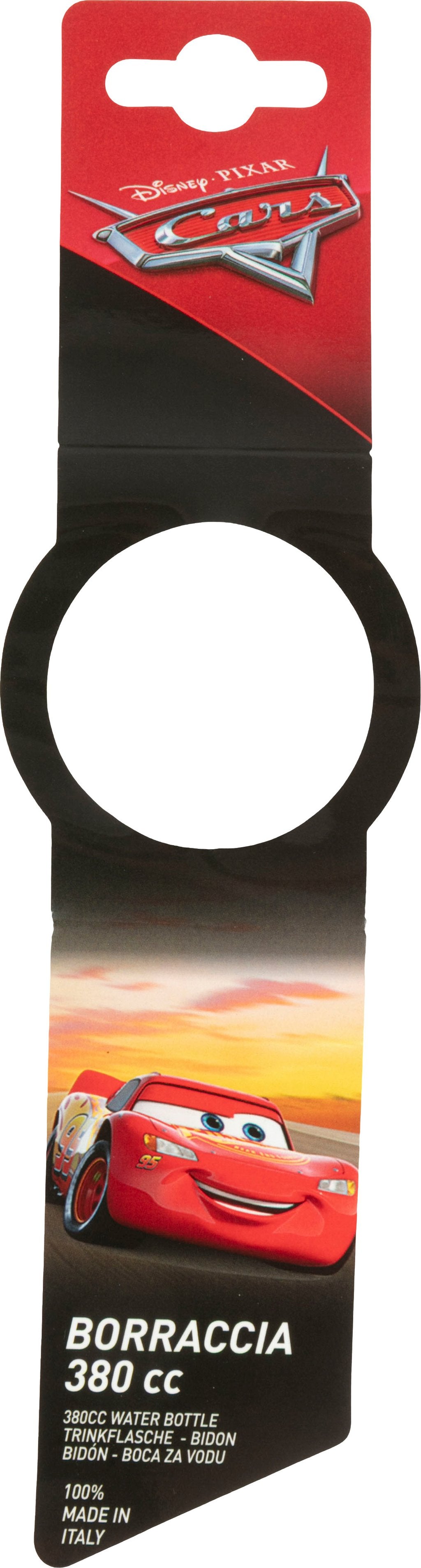 TATAWAY Borraccia Bici Cars 3 380 ml Bambini Disney Pixar Con Tappo Auto