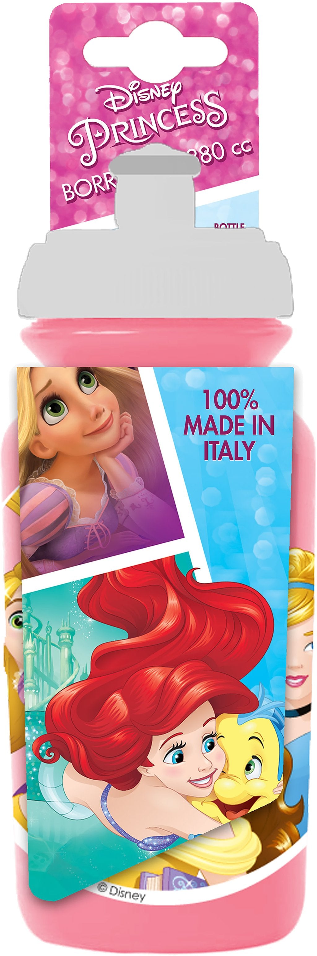 Tataway Borraccia Bici Principesse 380 ml Per Bambini