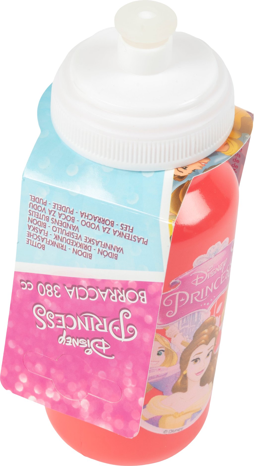 TATAWAY Borraccia Bici Principesse 380 ml Bambini Disney Con Tappo Auto