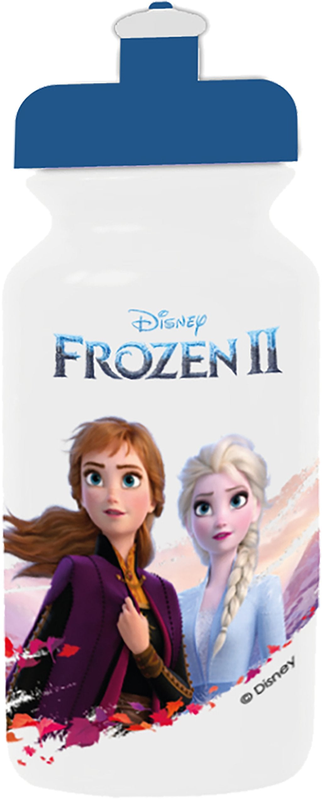 TATAWAY Borraccia azzurra per bambine in plastica Disney Frozen da 380 ml