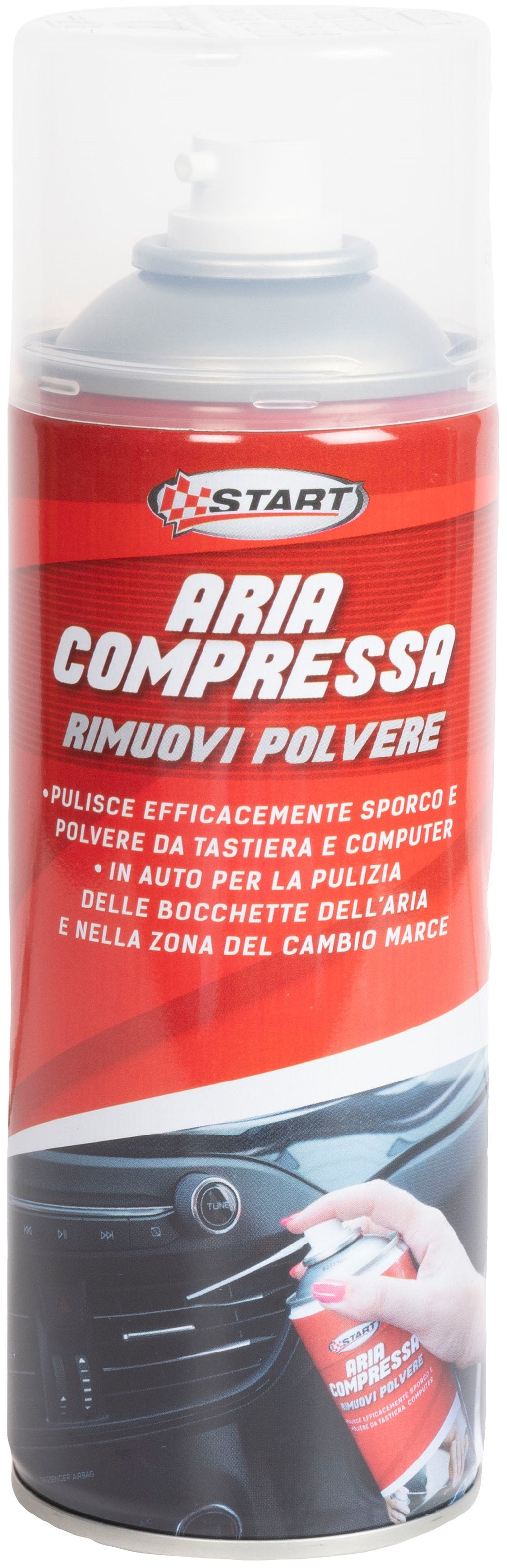 START Spray Aria Compressa 400 ml Rimuovi Polvere per Tastiere Computer