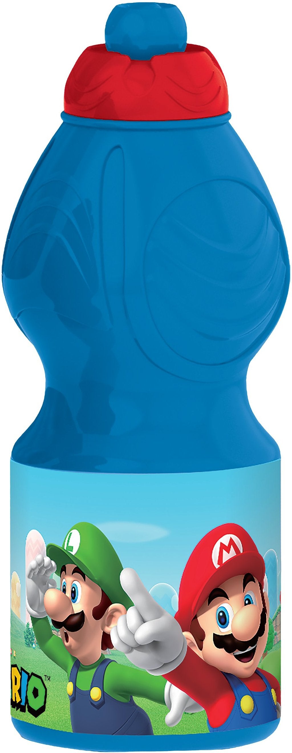 STOR Borraccia Originale per bambini con grafica di Super Mario da 400 ml