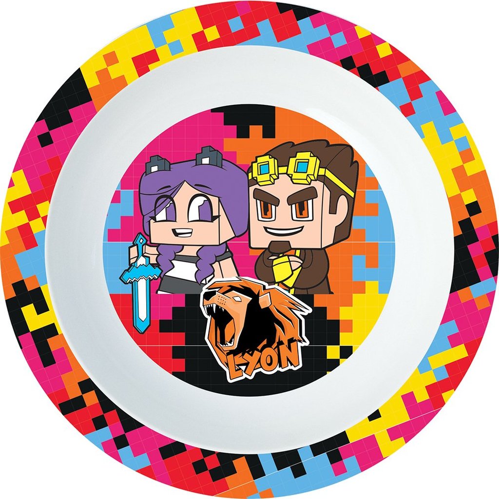 STOR Piatto Fondo Originale Microwave Lyon in plastica rigida per bambini