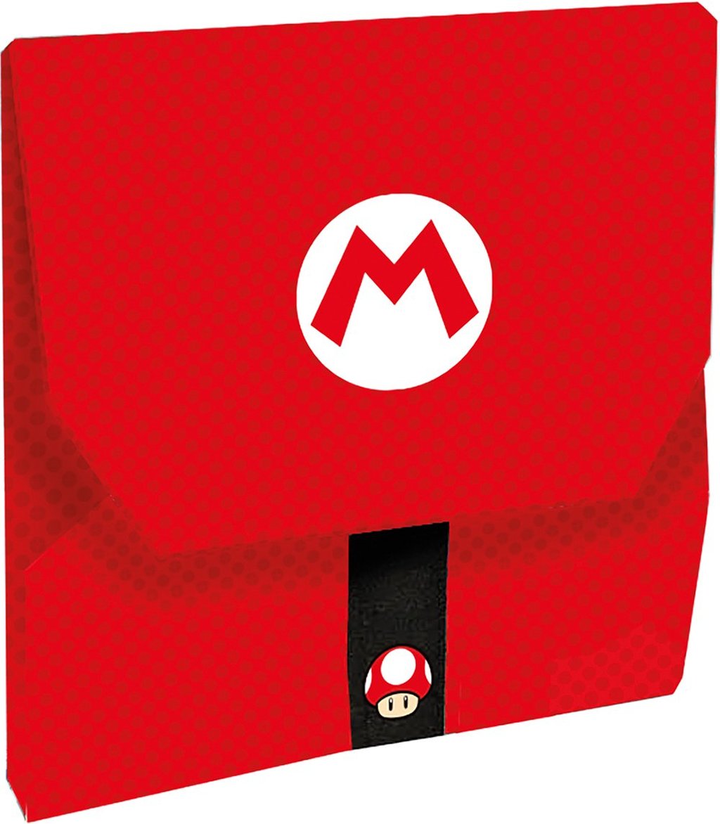 STOR Porta merenda bimbi Super Mario Bross senza BPA, riutlizzabile, lavabile