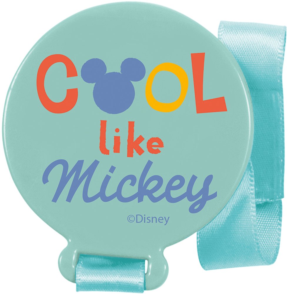 Porta Ciuccio Disney Mickey Mouse in plastica alimentare per bambini.