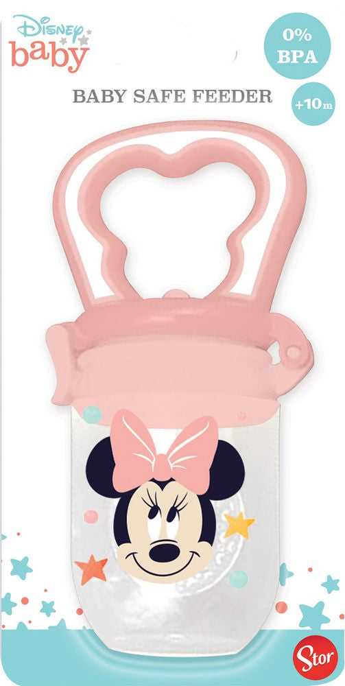Ciuccio Frutta Disney Minnie per bambini in plastica alimentare.