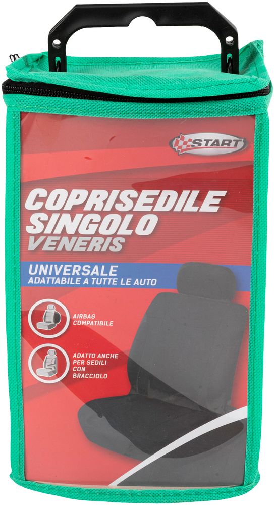 Coprisedile singolo anteriore Start Veneris colore Nero