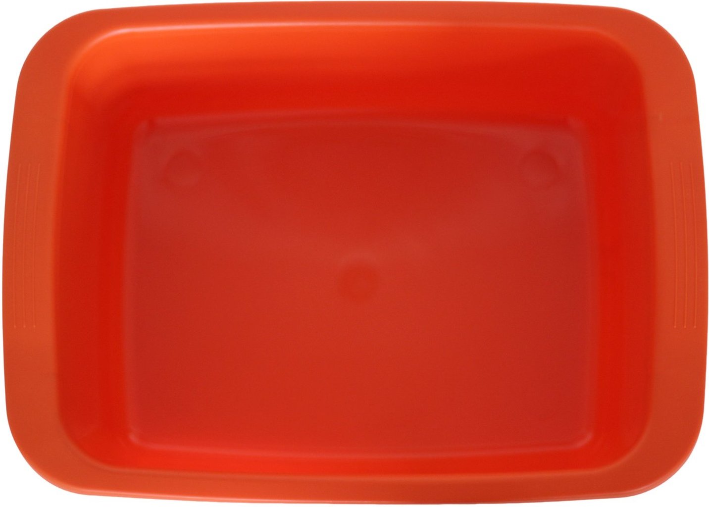 START Machiavelli catino rettangolare arancione. Bacinella in plastica