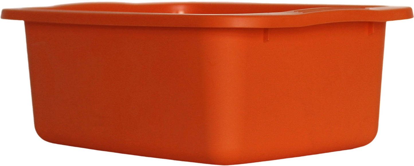 START Machiavelli catino rettangolare arancione. Bacinella in plastica