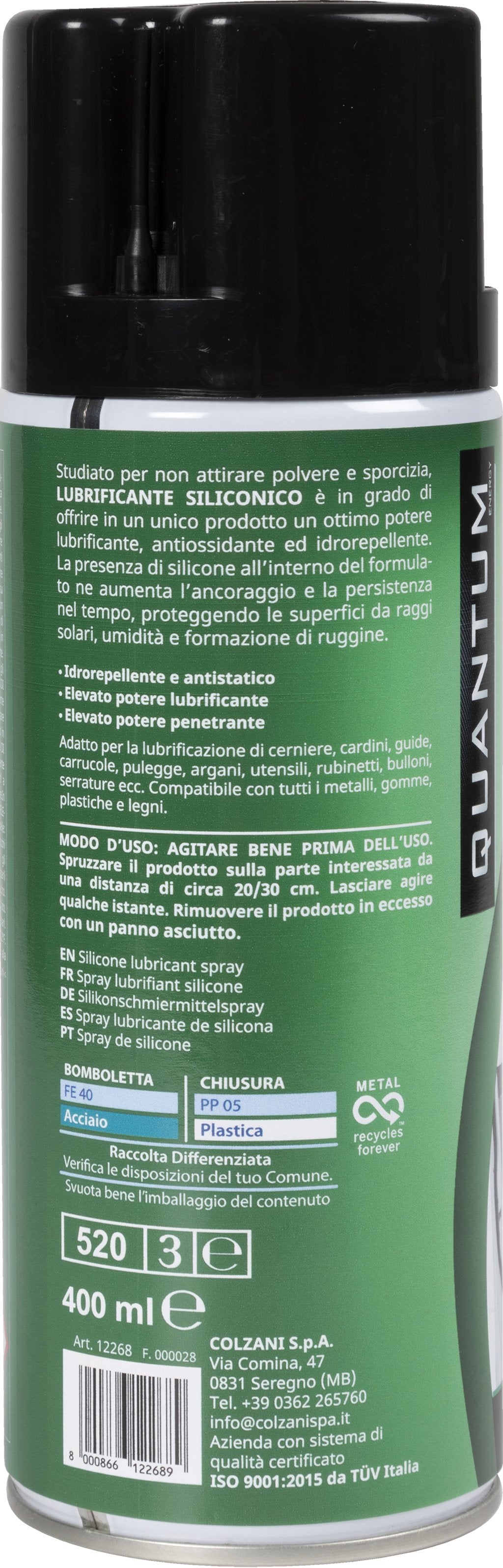 QUANTUM ENERGY Magneti Marelli silicone spray antistatico 400 ml