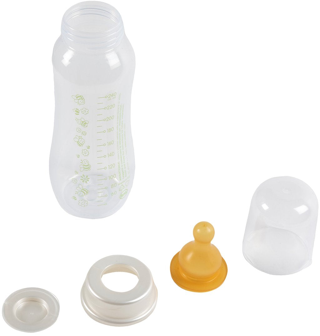 Biberon cilindrico per neonati Poupy da 240 ml