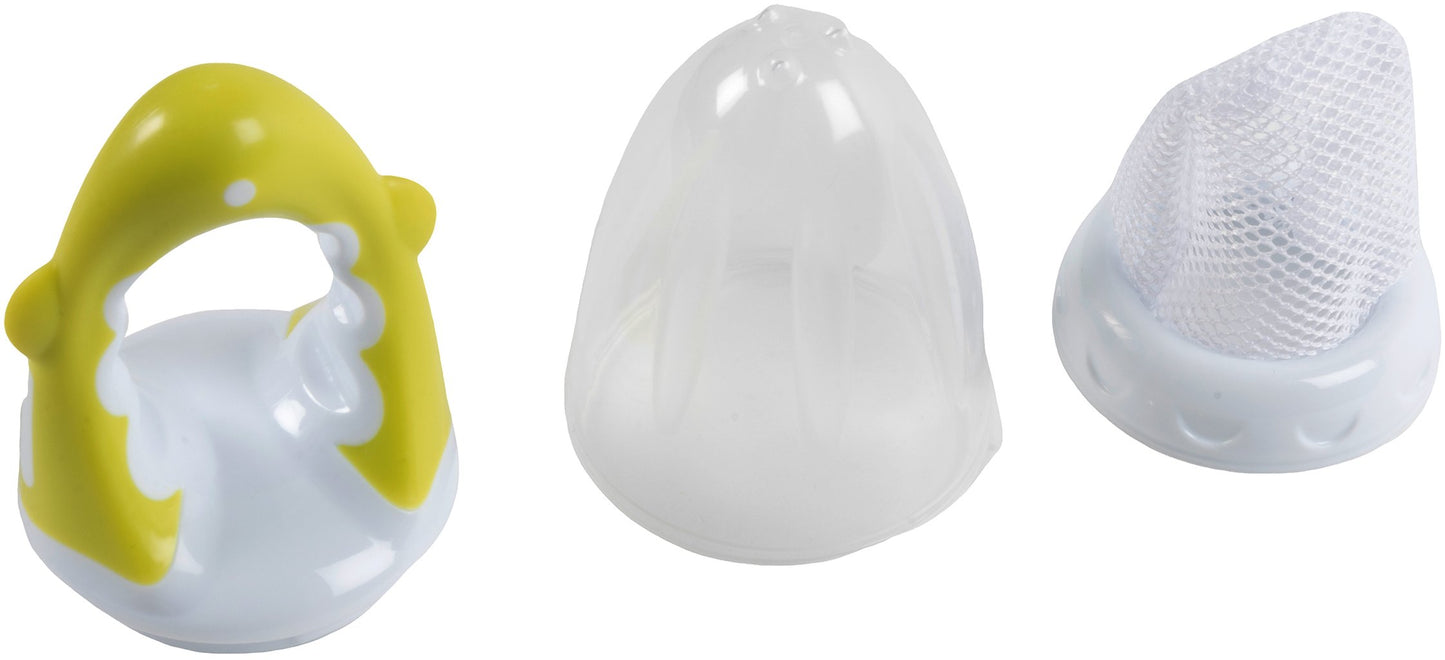 POUPY Succhia frutta neonati senza BPA, in nylon, con impugnatura antiscivolo