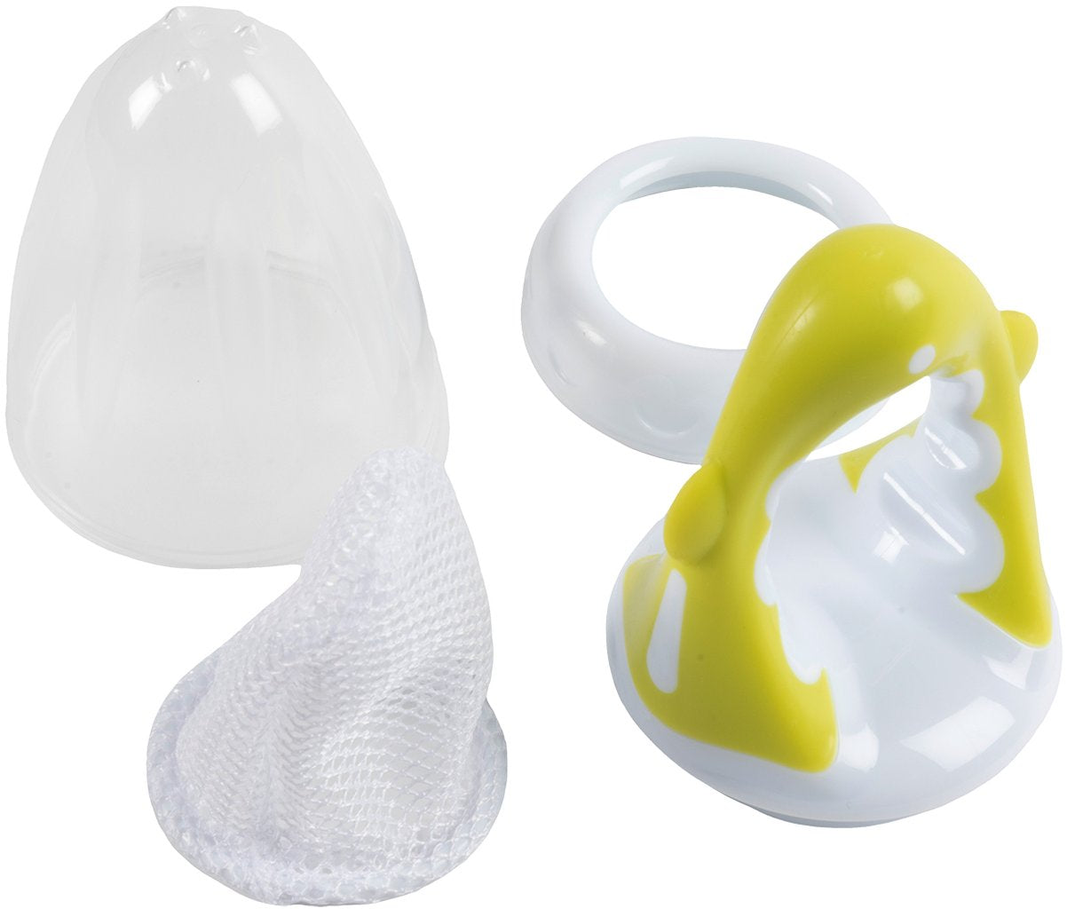 POUPY Succhia frutta neonati senza BPA, in nylon, con impugnatura antiscivolo