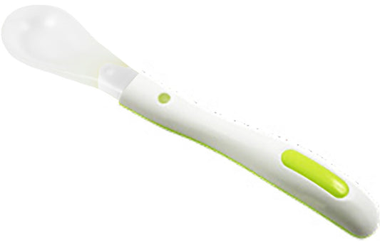 POUPY Cucchiaio per neonati in silicone senza BPA ideale lo svezzamento