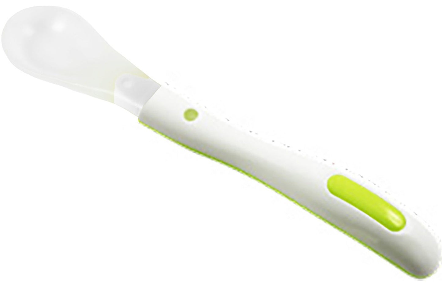 POUPY Cucchiaio per neonati in silicone, senza BPA, ideale per lo svezzamento