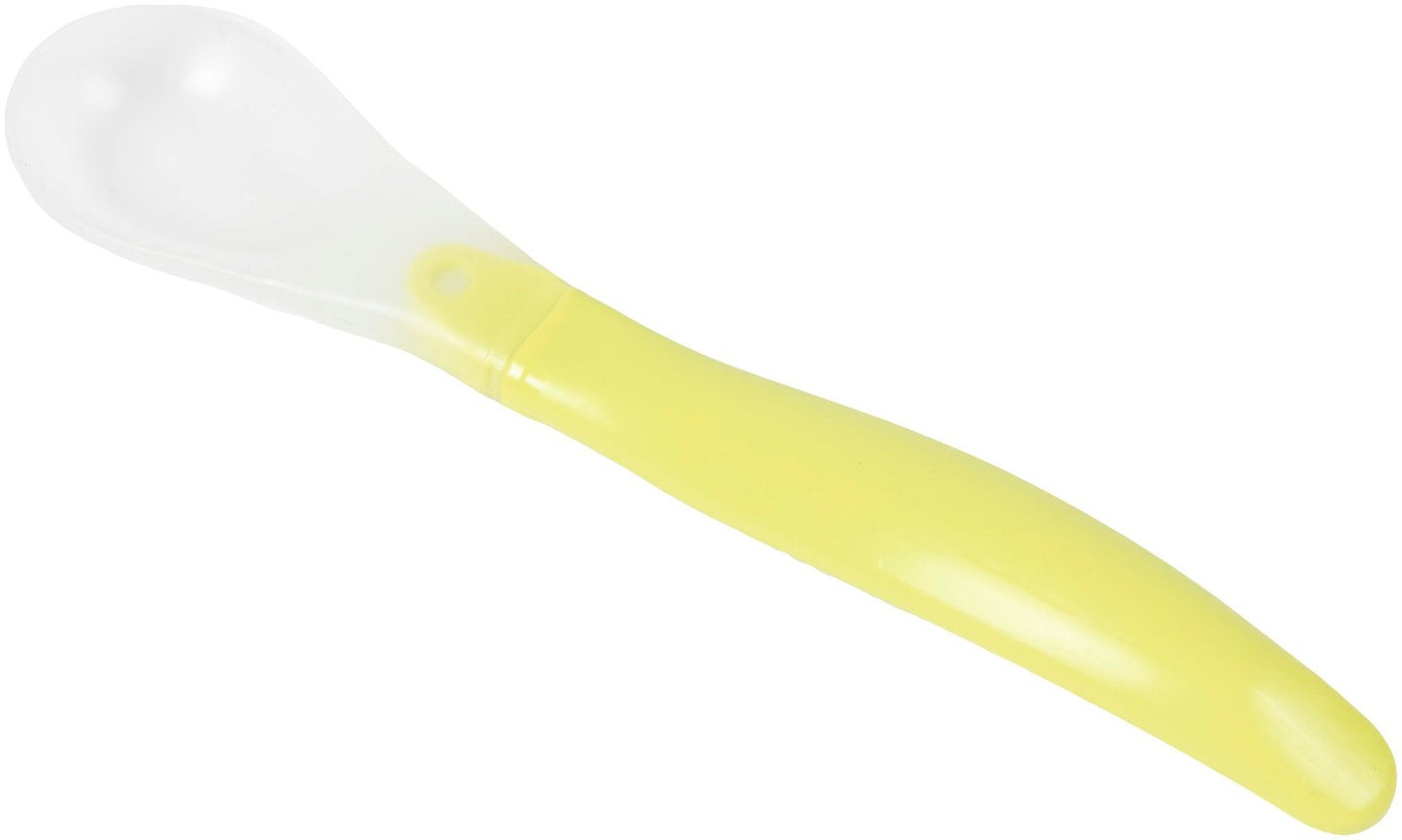 POUPY Cucchiaio per neonati in silicone, senza BPA, ideale per lo svezzamento