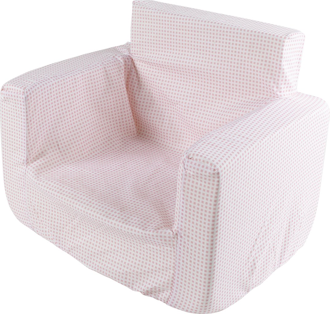 POUPY Poltroncina Morbida per bimbi in cotone, senza BPA, imbottitta