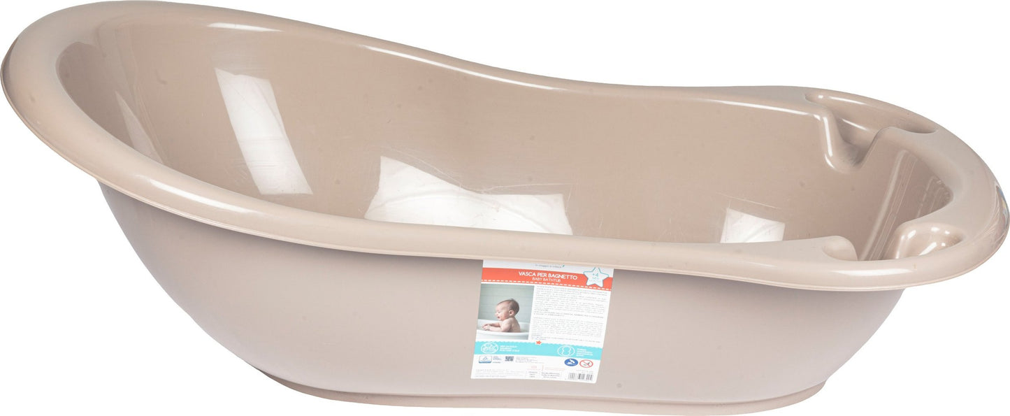 POUPY Vasca per Bagnetto Anatomica Rigida - Design Ergonomico per Neonati