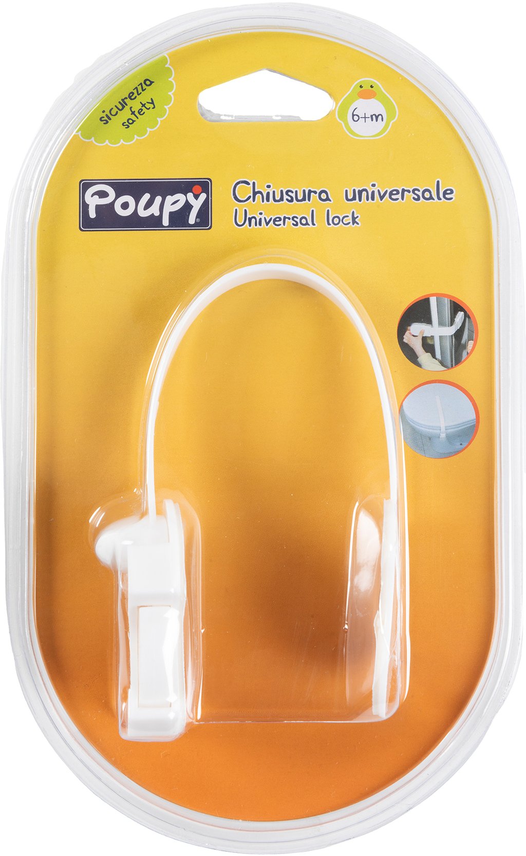 POUPY Chiusura di sicurezza che impedisce al bambino l'apertura di arredamenti