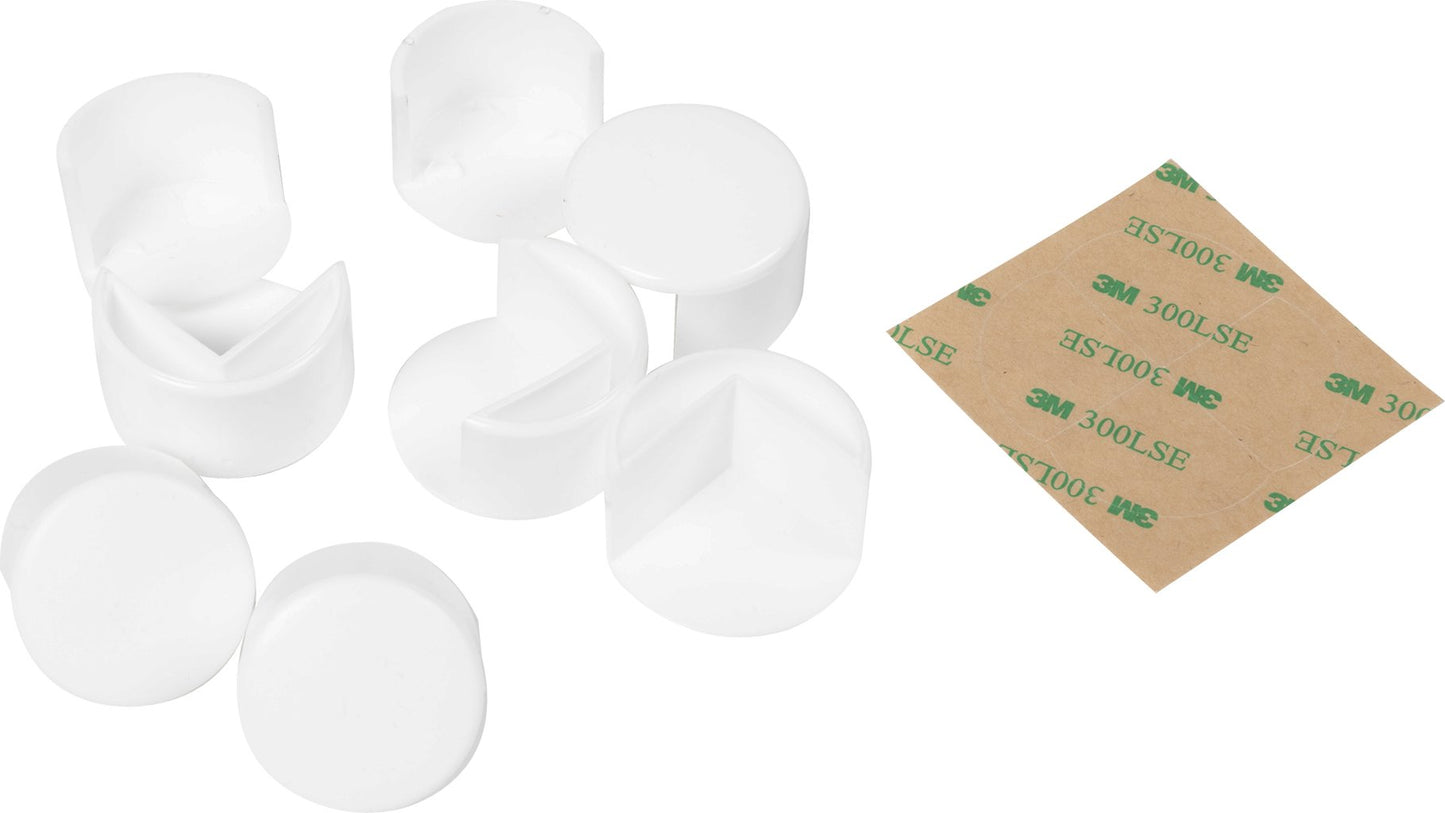 POUPY Paraspigoli tondi ad incastro 4 pz di per una massima sicurezza