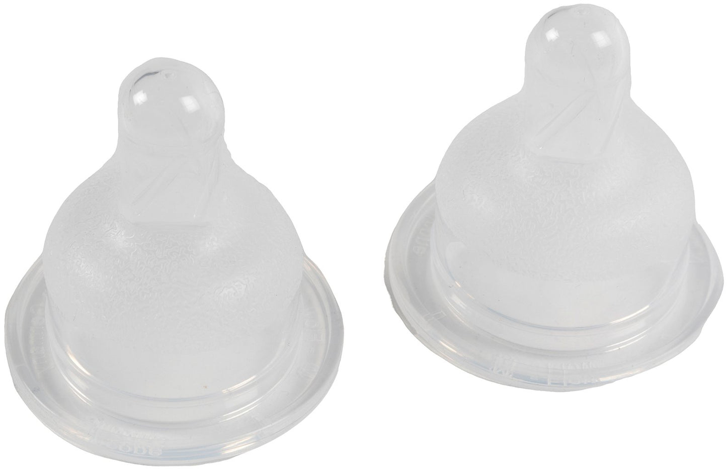 POUPY Tettarella per biberon neonati in silicone, senza BPA, lavabile