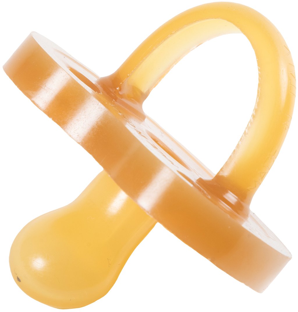 POUPY Ciuccio Bimbi con tettina anatomica in gomma, senza BPA, lavabile