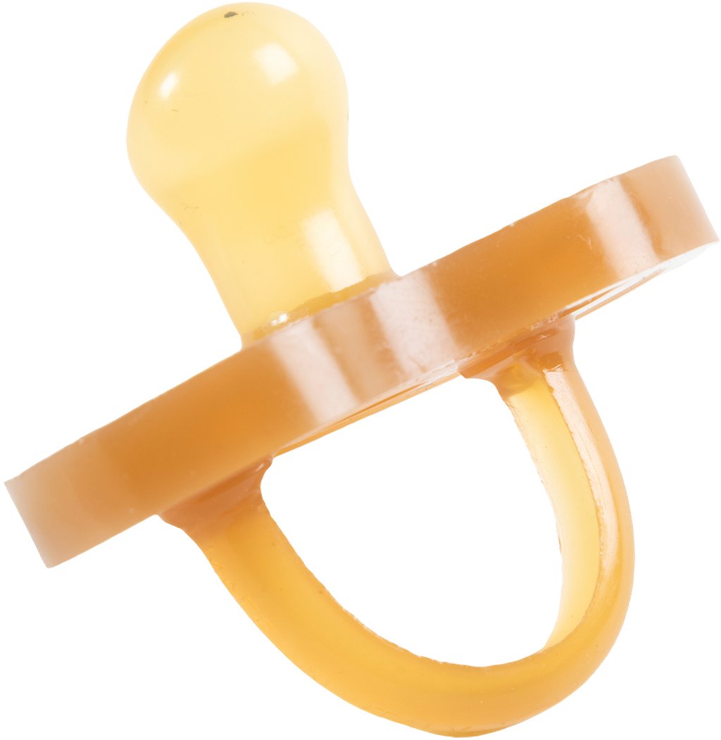POUPY Ciuccio Bimbi con tettina anatomica in gomma, senza BPA, lavabile