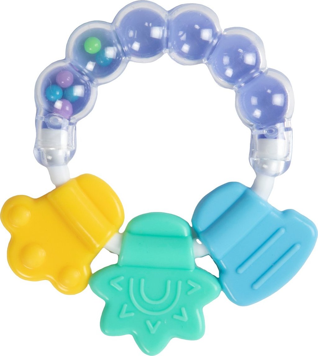 POUPY Anello da Dentizione per bambini mordicchiabile con materiale atossico