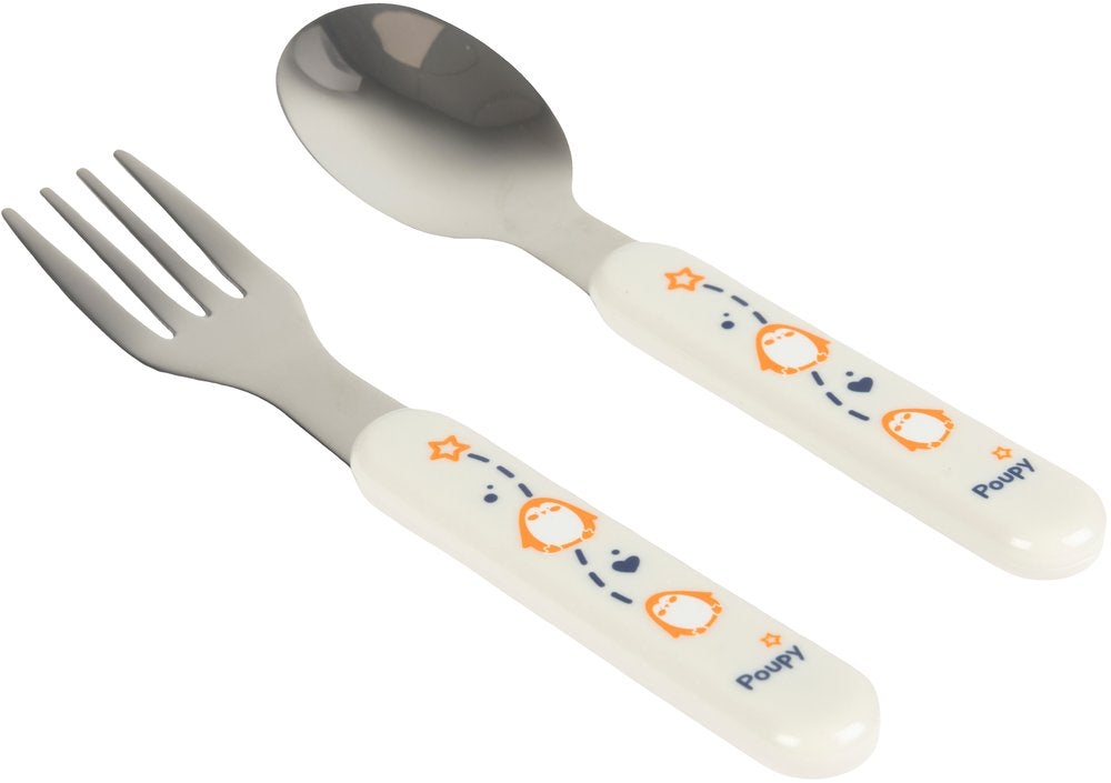 POUPY Set Posatine Inox 2pz  Acciaio Resistente, Design Elegante e Facile da Pulire
