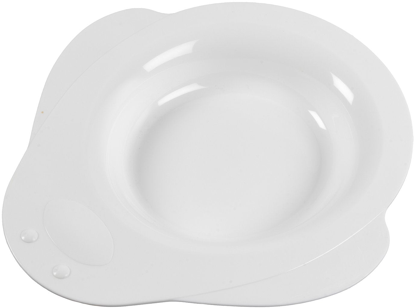 POUPY Piatto Pappa per bambini in plastica, senza BPA, lavabile