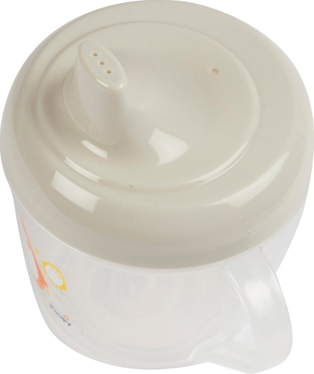 POUPY Tazza con Manici e Beccuccio 200 ml, Ideale per Bambini, Facile da Usare