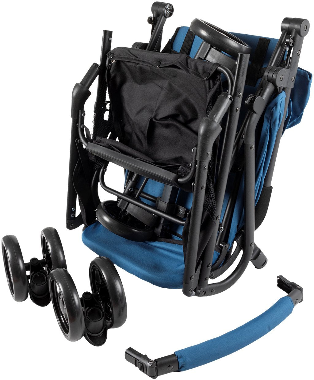 Passeggino da viaggio con chiusura "Trolley" per i bambini da 0 a 36 mesi.