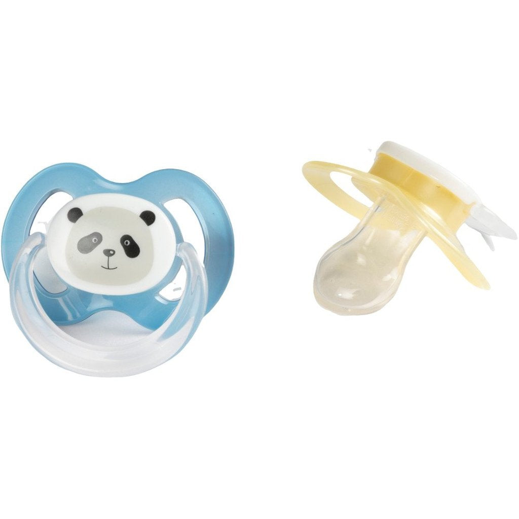 Succhietto Poupy Anatomico 2 pezzi per bambini in morbido silicone.