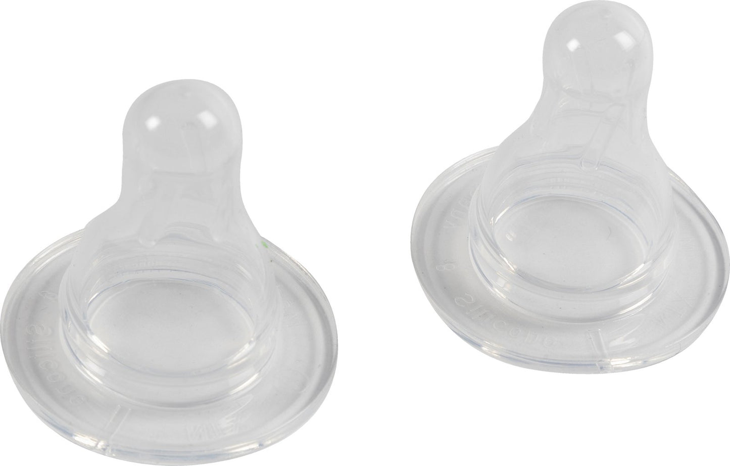 POUPY Tettarella Biberon in silicone, senza BPA, incolore, insapore e non si