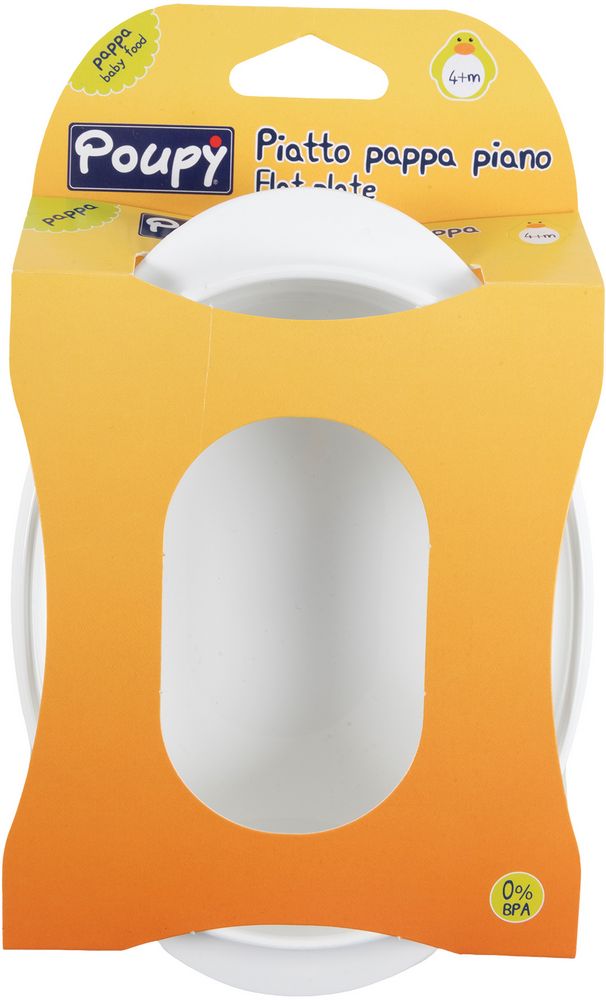 Piatto Pappa Piano per bimbi in plastica