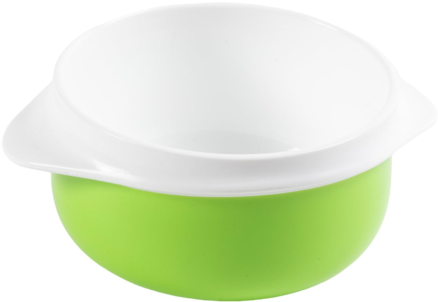 POUPY Piatto Pappa Fondo per bimbi in plastica, senza BPA, lavabile