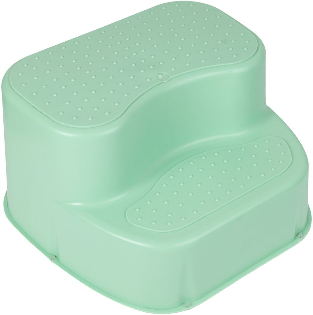 POUPY Scaletta Antiscivolo per Bambini ? Pedana 2 Gradini in Plastica Sicura