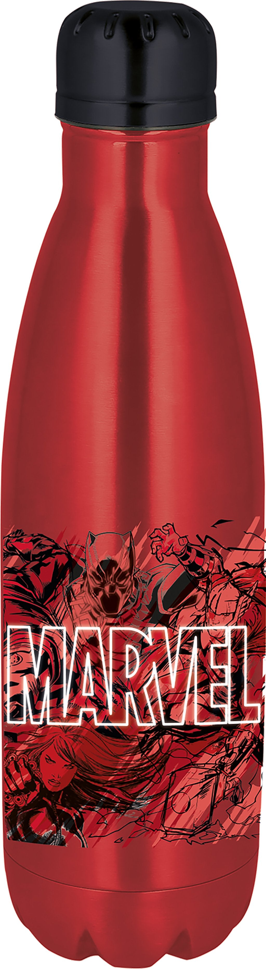 STOR Borraccia Ragazzo Marvel 780ml, Acciaio inossidabile, Lavabile
