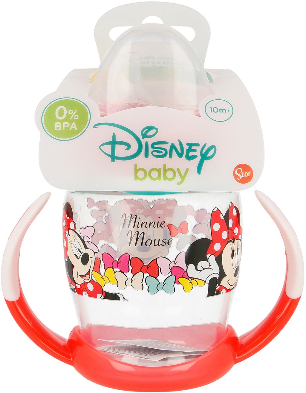 STOR Disney Tazza da Viaggio Originale Minnie da 250 ML in plastica per bambini