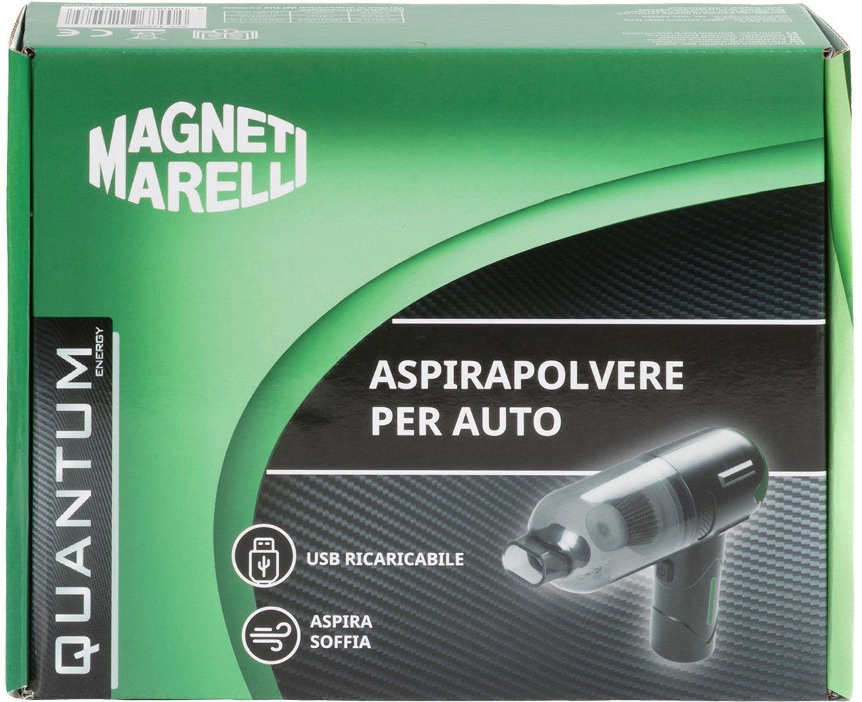 MAGNETI MARELLI Aspirapolvere per Auto ? Ricaricabile USB, 7.4V 60W, Potente
